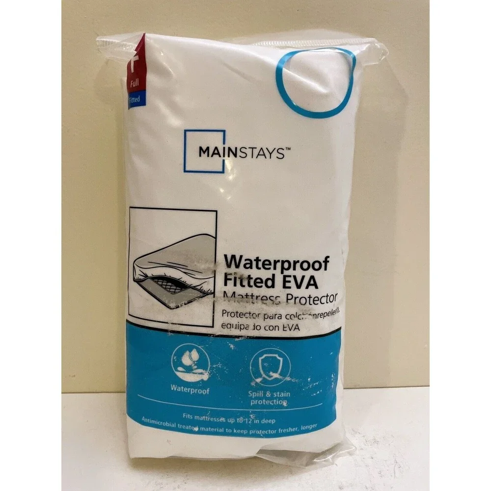 Mainstays Waterproof Fitted EVA Mattress Protector 54